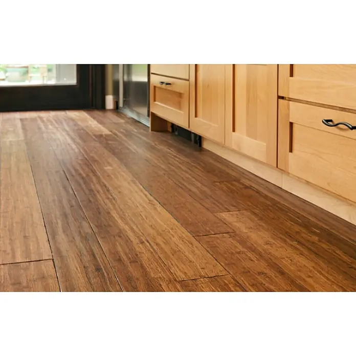 Gotovi parket bambus, prešani karbonizirani - 920 x 96 x 15 mm - Živopisni prikaz