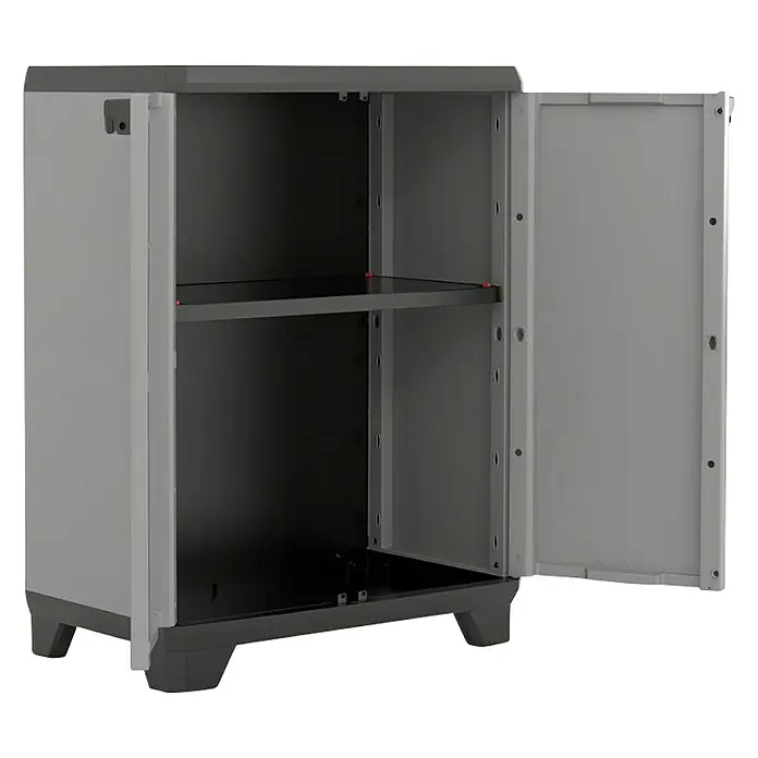 Keter Plastični ormar Stilo - 39 x 68 x 90 cm, Nosivost: 15 kg/polica - Dijagonalni pogled