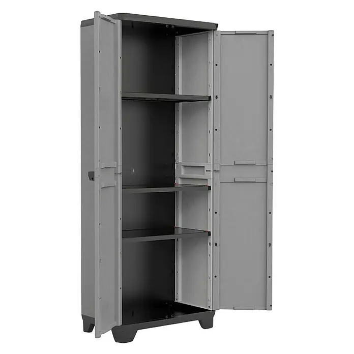 Keter Plastični ormar Stilo - 68 x 39 x 173 mm, Nosivost: 15 kg/polica - Dijagonalni pogled