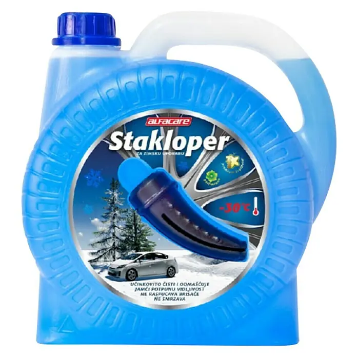 Alfacare Sredstvo za čišćenje vjetrobranskog stakla - Sadržaj: 4 l - Pogled sprijeda