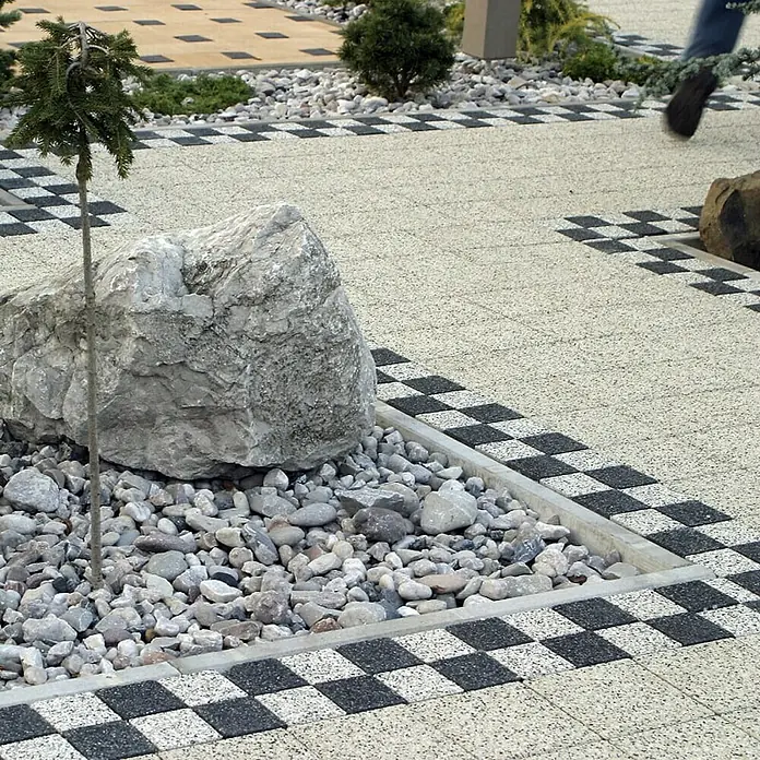 Semmelrock Opločnik Pastella - Antracit, Beton, D x Š x V: 10 x 10 x 6 cm - Živopisni prikaz