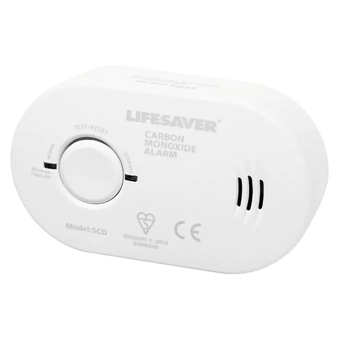 Kidde Detektor ugljičnog monoksida 5CO - 40 x 118 x 70 mm, 85 dB - Dijagonalni pogled
