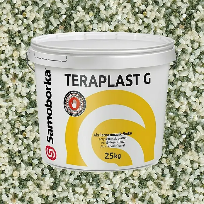 Samoborka Završna dekorativna žbuka Teraplast G11 - 25 kg - Pogled sprijeda