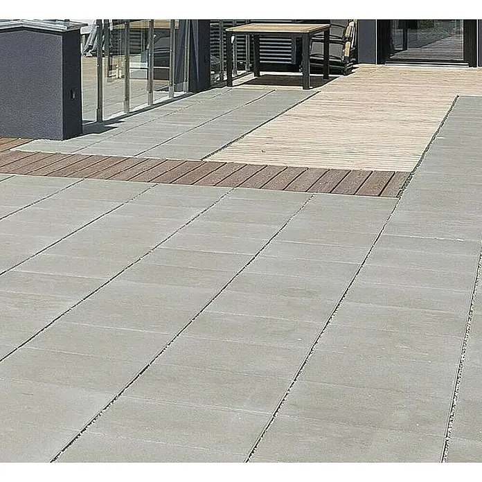 Semmelrock Vrtna ploča - Sive boje, D x Š x V: 40 x 40 x 4 cm - Živopisni prikaz