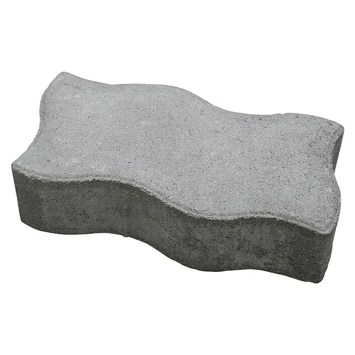 Semmelrock Opločnik Uni Profil - Sive boje, Materijal: Beton, D x Š x V: 22,5 x 11,2 x 6 cm - Dijagonalni pogled