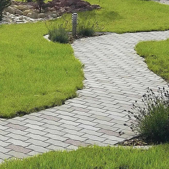Semmelrock Opločnik Uni Profil - Sive boje, Materijal: Beton, D x Š x V: 22,5 x 11,2 x 6 cm - Živopisni prikaz