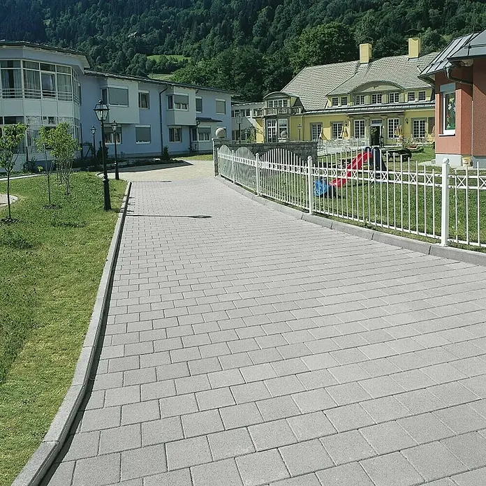 Semmelrock Opločnik Rettango - D x Š x V: 20 x 20 x 6 cm, Sive boje, Beton - Živopisni prikaz