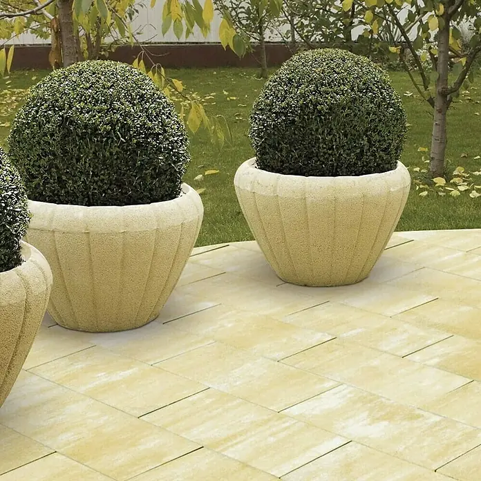 Semmelrock Vrtna ploča Asti Colori - Žute boje, D x Š x V: 60 x 30 x 5 cm - Živopisni prikaz