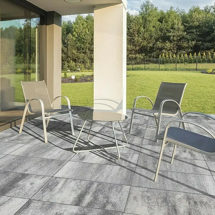 Semmelrock Vrtna ploča - Bijele boje, Sive boje, D x Š x V: 60 x 30 x 5 cm - Živopisni prikaz