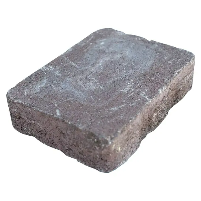 Semmelrock Opločnik Castello Antico - Smeđe boje, Beton, D x Š x V: 25 x 18,7 x 6 cm - Dijagonalni pogled
