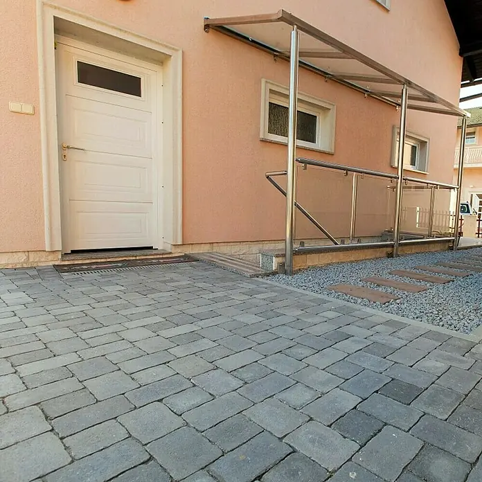 Semmelrock Opločnik  Castello Antico - Sivo-antracit, Beton, D x Š x V: 25 x 18,7 x 6 cm - Živopisni prikaz