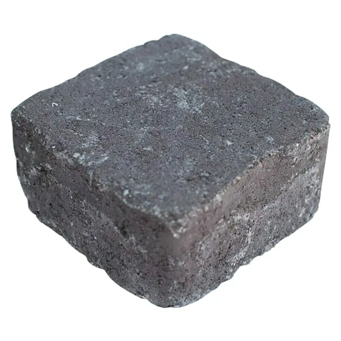 Semmelrock Opločnik Castello antico - D x Š: 12,5 x 12,5 cm, Smeđe boje, Beton - Dijagonalni pogled