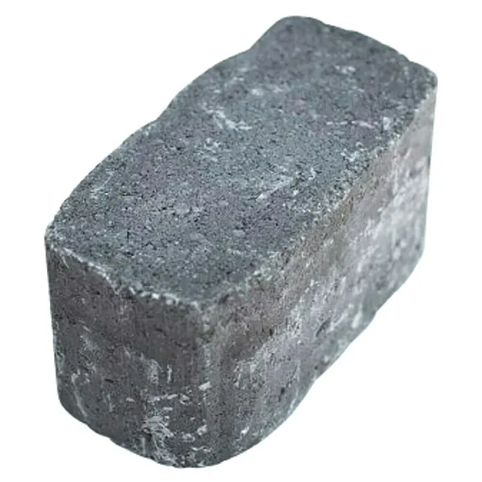 Semmelrock Opločnik Castello antico - D x Š: 12,5 x 6,2 cm, Sivo-crne boje, Beton - Dijagonalni pogled