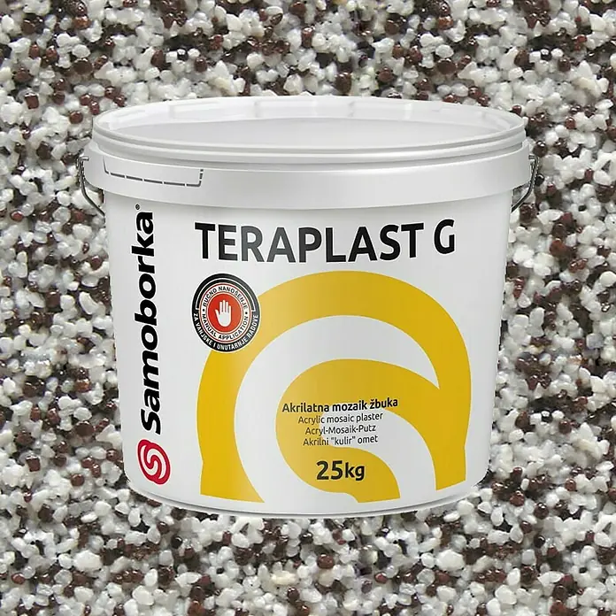 Samoborka Dekorativna žbuka Teraplast G40 - 25 kg - Pogled sprijeda