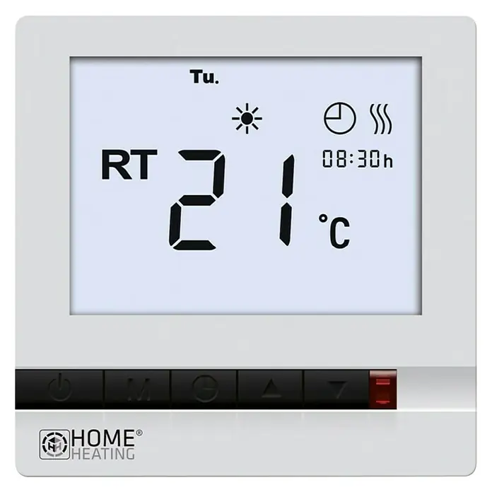 Home Heating Termostat Easy&Cosy - 86 x 86 mm, Digital - Pogled sprijeda