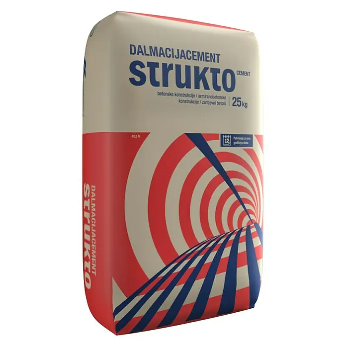 Cement Strukto - 25 kg - Dijagonalni pogled