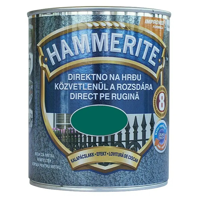 Hammerite Lak u boji - Zelene boje, 750 ml, Sjaj - Pogled sprijeda
