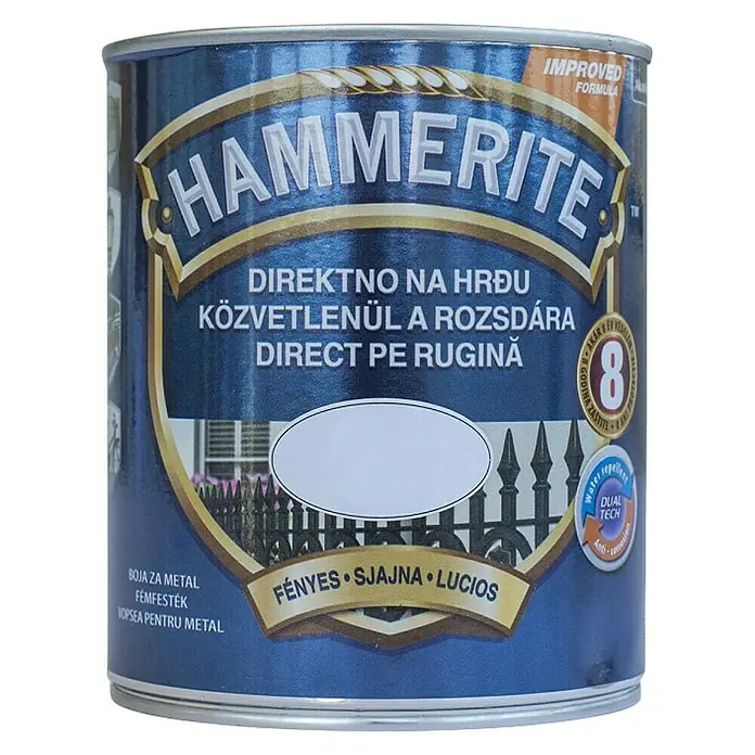 Hammerite Lak u boji - Bijele boje, 750 ml - Pogled sprijeda