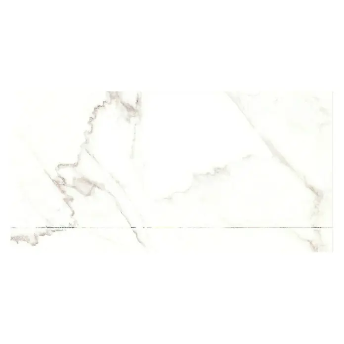 La Platera Porculanska pločica Calacatta - 30 x 60 cm, Bijele boje, Mat - Pogled s gornje strane