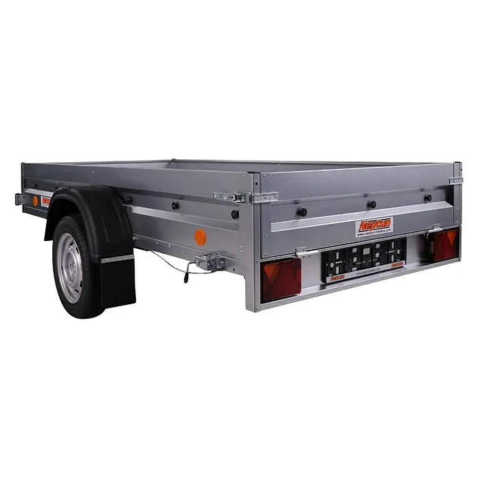 Prikolica Pratik N7-263 "GN104" - 750 kg, 263 x 125 x 30 cm - Dijagonalni pogled