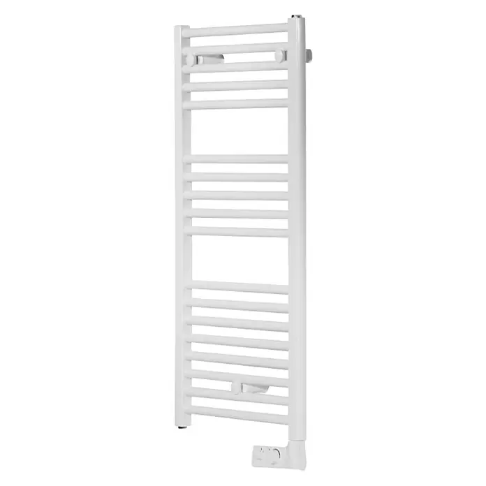 Sanotechnik Električni kupaonski radijator Innsbruck - Š x V: 55 x 170,3 cm, 1.000 W, Bijele boje - Dijagonalni pogled
