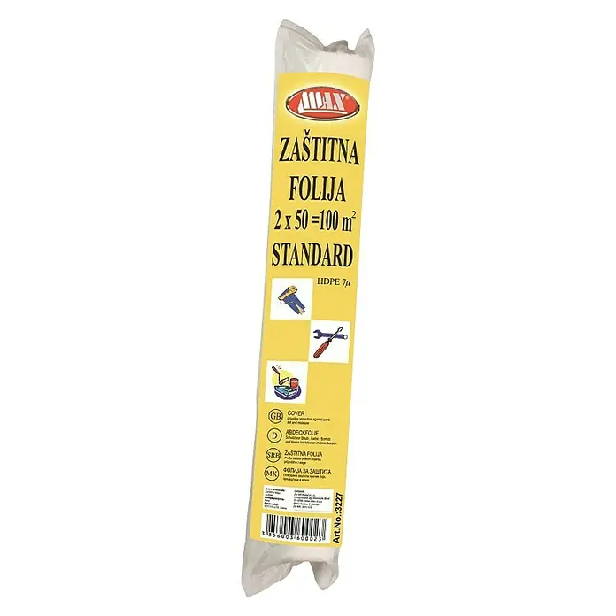 Zaštitna folija - D x Š: 50 x 2 m, 100 m² - Dijagonalni pogled