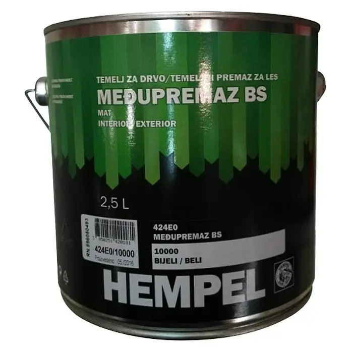 Hempel Temeljni predpremaz u boji - Bijele boje, 2,5 l - Pogled sprijeda