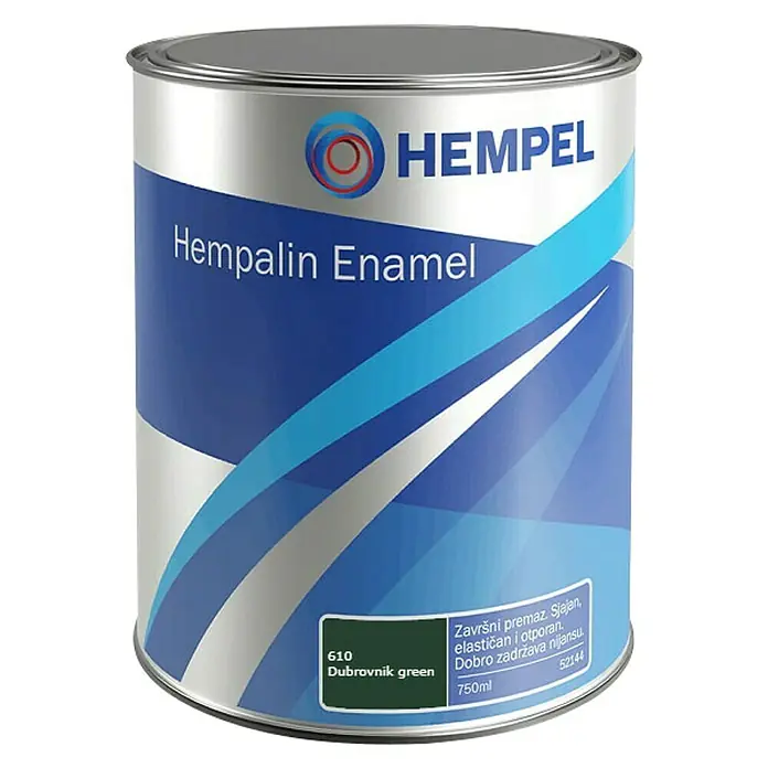 Hempel Završni premaz - Zelene boje, 750 ml - Pogled sprijeda