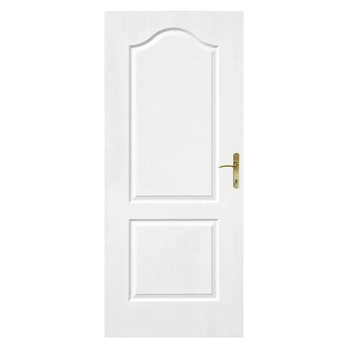 Eurolam Sobna vrata Classic SM P1 - D x Š x V: 39 x 850 x 2.000 mm, DIN lijevo, Bijele boje - Pogled sprijeda
