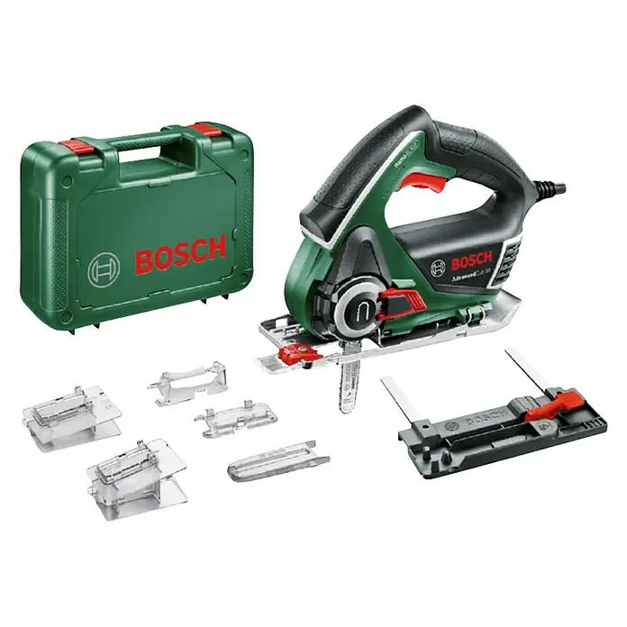 Bosch Ubodna pila AdvancedCut 50 - 500 W, Broj okretaja pri praznom hodu: 0 okr/min - 7.800 okr/min - Dijagonalni pogled