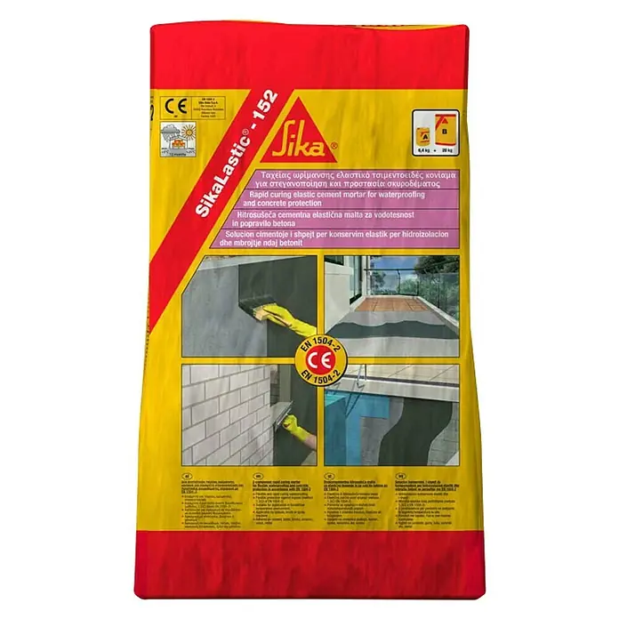 Sika Cementni mort Sikalastic-152 A+B - 25+8 kg - Pogled sprijeda