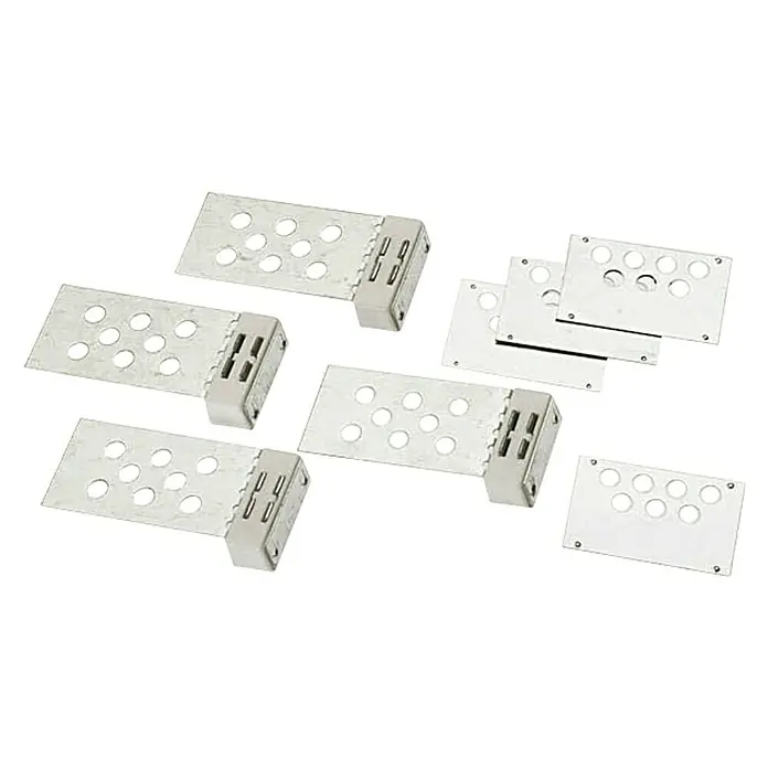 Magnetni držač za revizijske otvore - 31,5 x 73 mm, Aluminij - Dijagonalni pogled