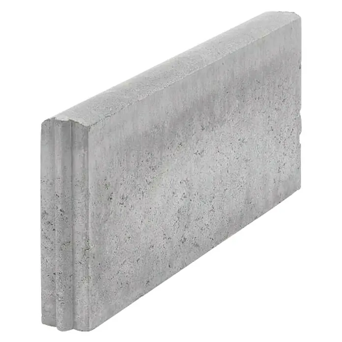 Semmelrock Rubnjak - D x Š x V: 75 x 5 x 25 cm, Sive boje - Dijagonalni pogled