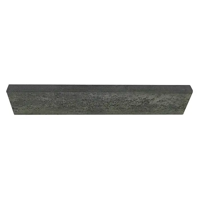 Zobec Rubnjak zaobljeni - Crne boje, D x Š x V: 100 x 5 x 25 cm - Dijagonalni pogled