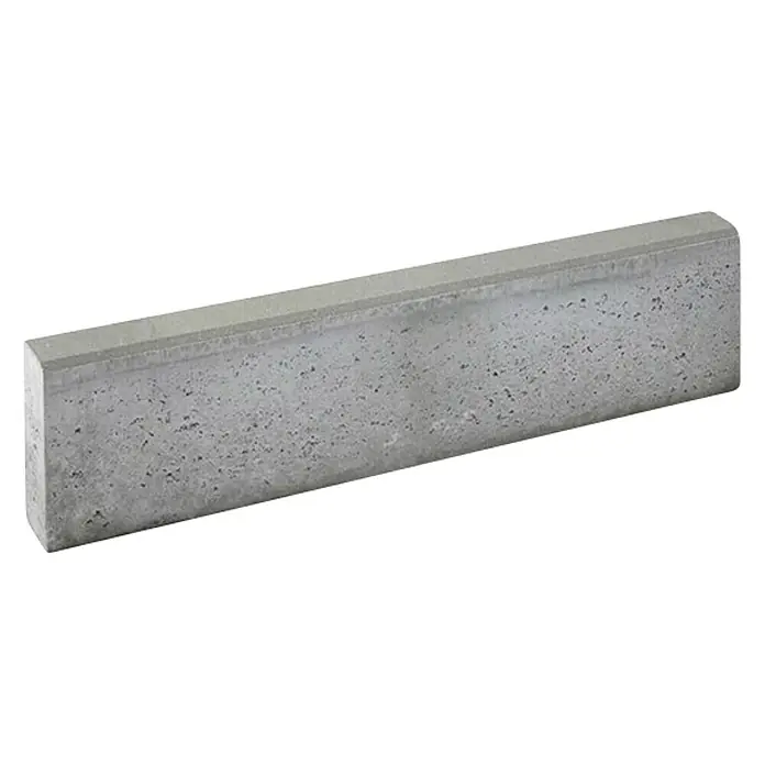 Zobec Rubnjak - 100 x 5 x 20 cm, Sive boje, Beton - Dijagonalni pogled