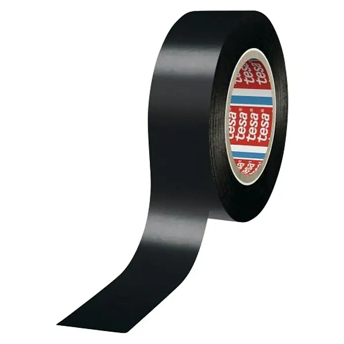 Tesa Izolacijska traka - D x Š: 200 x 1,9 cm, Crne boje - Dijagonalni pogled