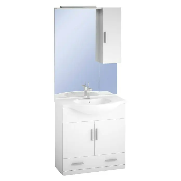 Kupaonski komplet Carla 75 - Š x V: 75 x 202 cm - Dijagonalni pogled