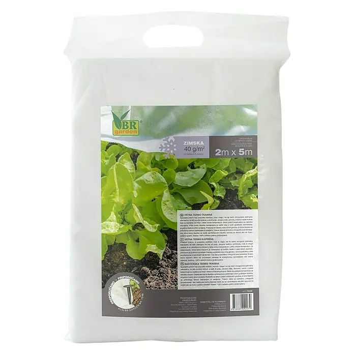 BR Garden Zaštita za biljke od hladnoće - D x Š: 2 x 5 m, 40 g/m² - Pogled sprijeda