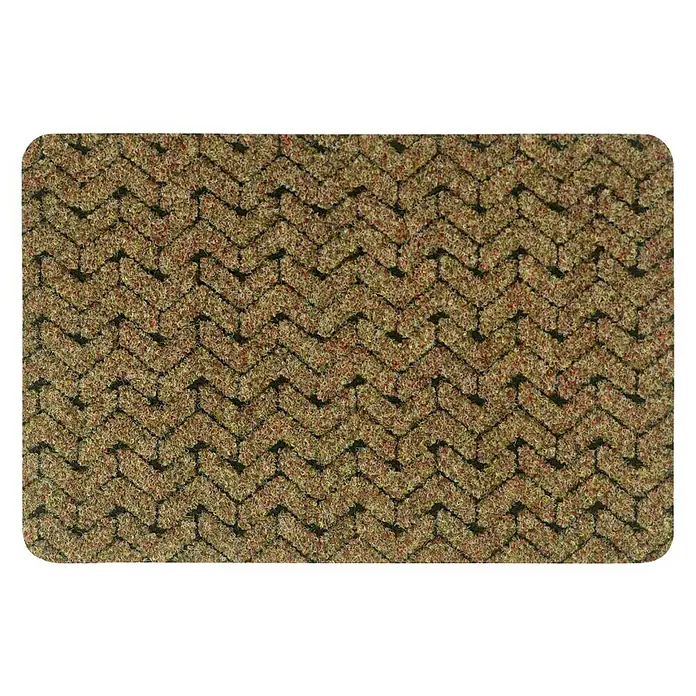 Tepih Centar Otirač Kingsize - Smeđe boje, D x Š: 40 x 60 cm - Pogled s gornje strane
