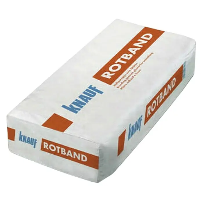 Knauf Rotband Gipsana žbuka - 25 kg, Svijetlosive boje - Dijagonalni pogled