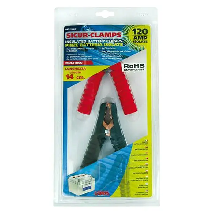 Krokodilska štipaljka - 14 cm, 2 Kom. - Pogled sprijeda