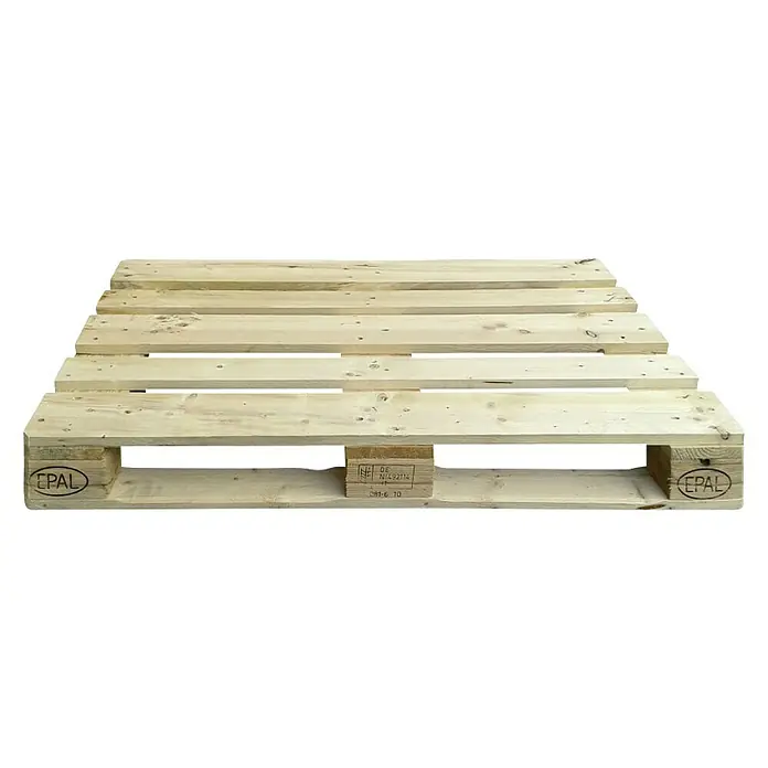 Euro-paleta - D x Š x V: 120 x 80 x 14 cm - Pogled sprijeda