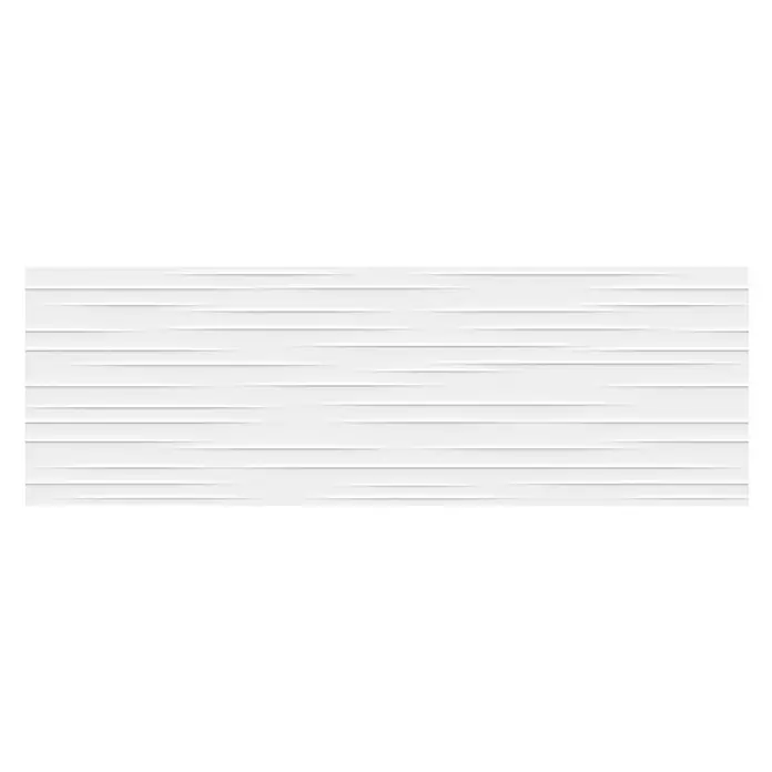 Zidna pločica Unik Frost - 30 x 90 cm, Bijele boje, Mat - Pogled s gornje strane