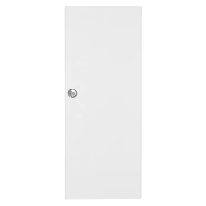 Doornite Drvena klizna vrata sa školjkicom - Š x V: 950 x 2.000 mm, Bijele boje - Pogled sprijeda