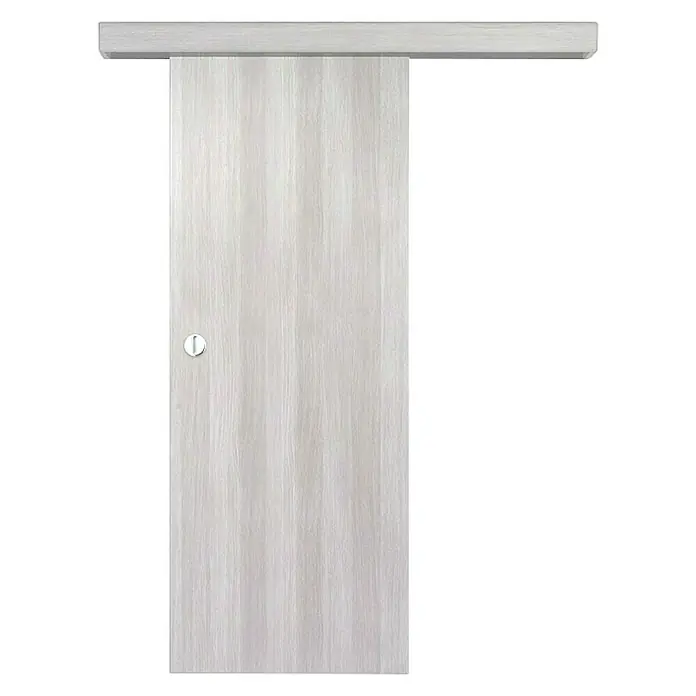 Doornite Drvena klizna vrata - Š x V: 850 x 2.000 mm, Bijeli hrast - Pogled sprijeda