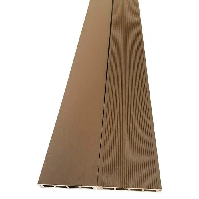 WPC daska za terasu Bambus - 200 x 15 x 2,5 cm, Smeđe boje - Dijagonalni pogled
