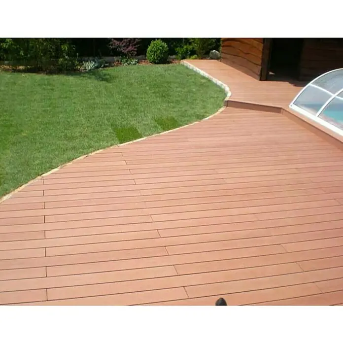 WPC daska za terasu Bambus - 200 x 15 x 2,5 cm, Smeđe boje - Živopisni prikaz