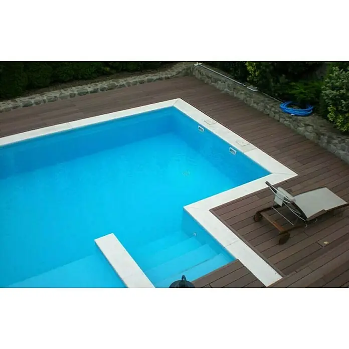 WPC daska za terasu - 300 x 15 x 2,5 cm, Tamnosmeđe boje - Živopisni prikaz