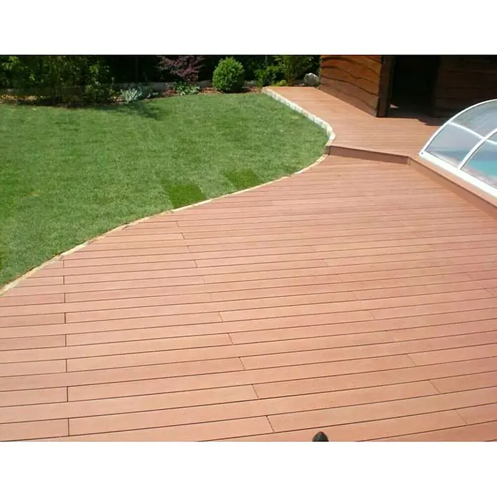 WPC daska za terasu Bambus - 300 x 15 x 2,5 cm, Smeđe boje - Živopisni prikaz