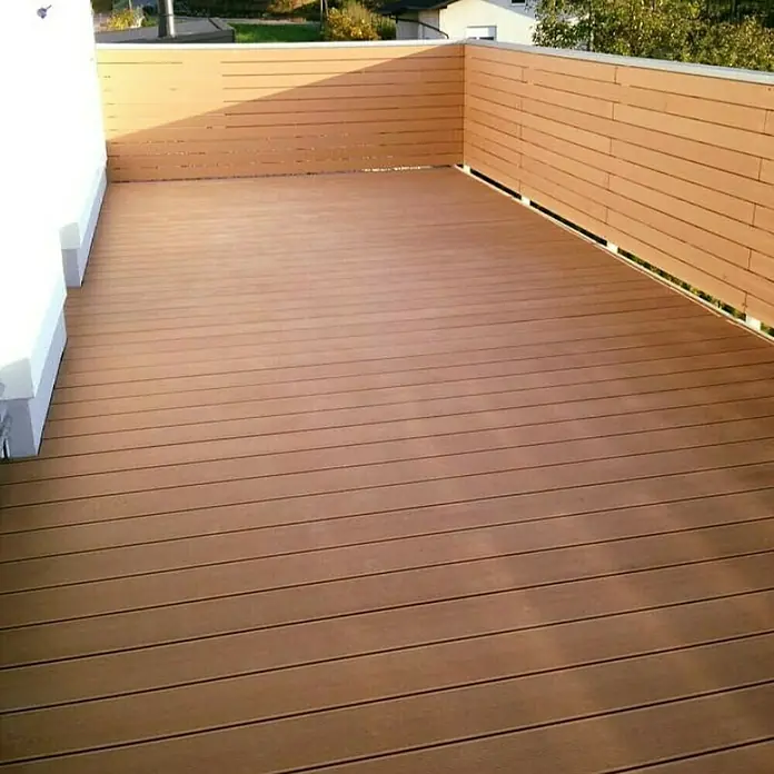 WPC daska za terasu Bambus - 300 x 15 x 2,5 cm, Smeđe boje - Živopisni prikaz